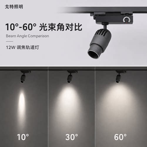 LED调焦轨道灯射灯变焦灯博物馆