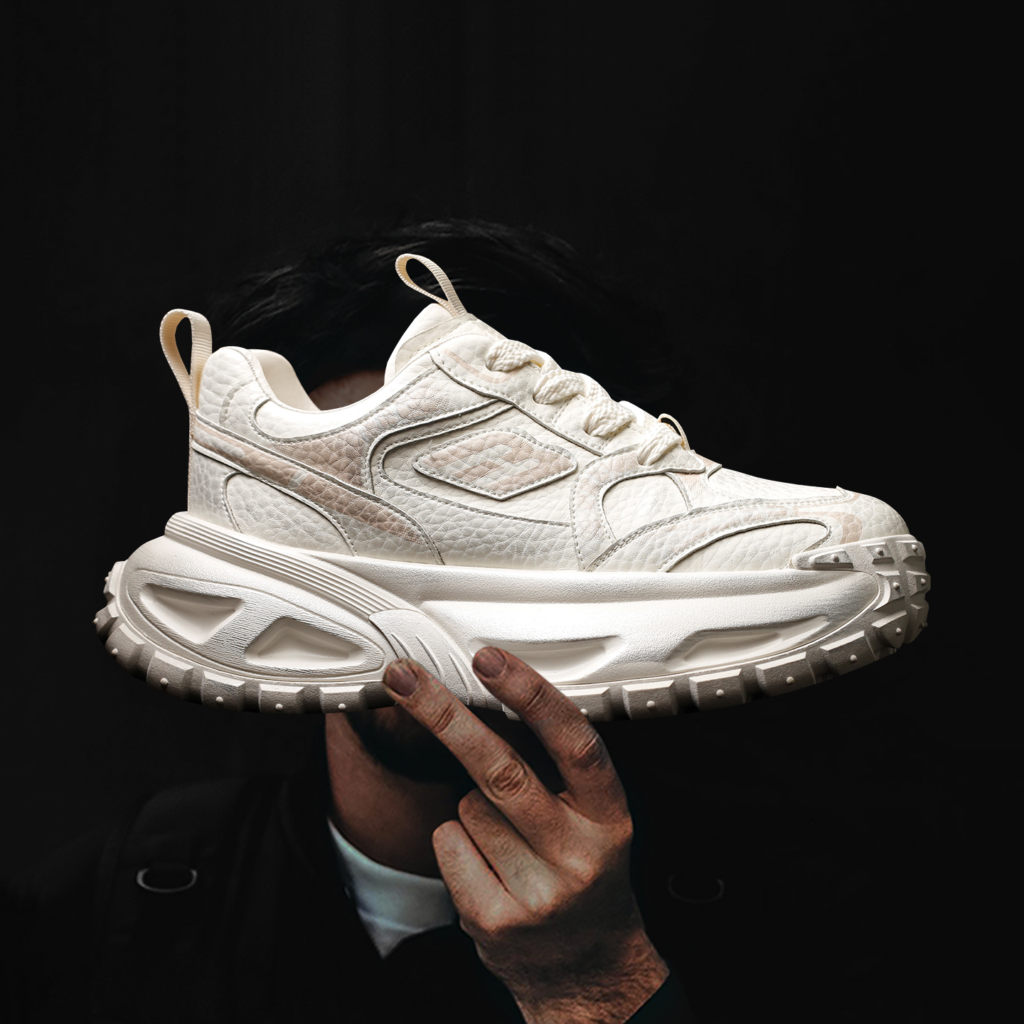 巴黎走秀款白色老爹鞋