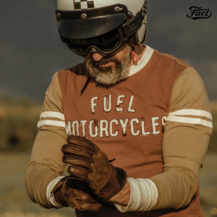 Style Biker 葡产 木板环形赛道 T恤 棉亲肤摩托车长袖 FUEL