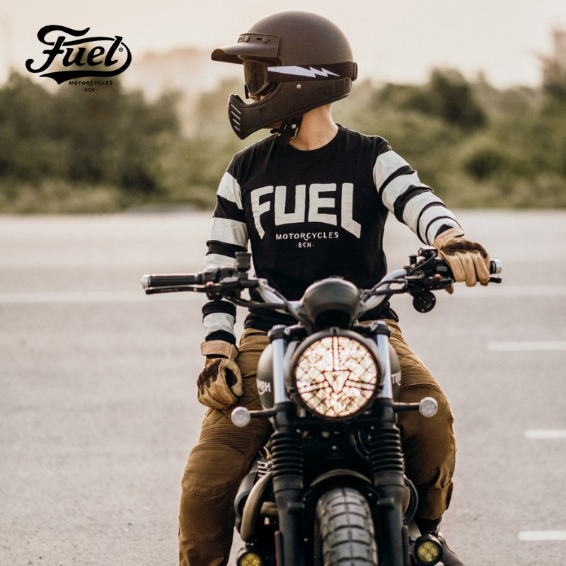 【FUEL Biker Style】狂野小子葡制做旧纯棉机油感春秋机车长袖