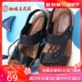 Giày nam Spider King mùa hè dép nam mới phiên bản Hàn Quốc của giày da chống trượt đi biển - Sandal giày sandal