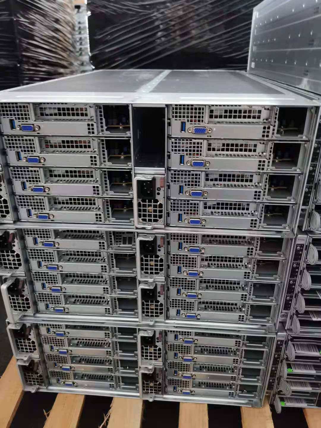 超微八子星 V3V4 金牌4U服务器高密度云计算虚拟化农场渲染IDC