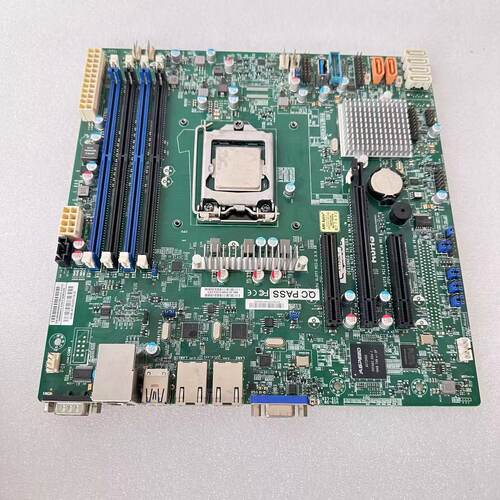 超微 X11SSL-F 单路C242芯片 LGA1151针 服务器主板 E2284CPU