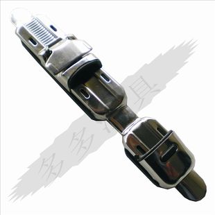 多多渔具 不锈钢鱼轮座/板卡/轮卡/改装中通竿配件