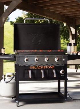 政府国补美国black store户外庭院家用庭院燃气烧烤架烤炉铁板烧