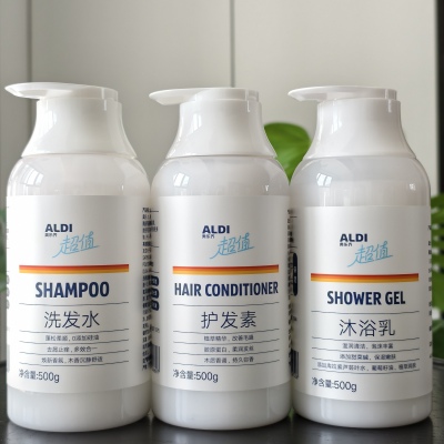 ALDI奥乐齐超值洗发水护发素沐浴露蓬松清爽去屑止痒富含植萃成分