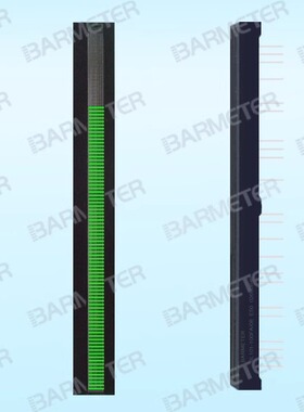 BL101-1004F厂家直销101段100mm长 翠绿色LED光柱显示器件