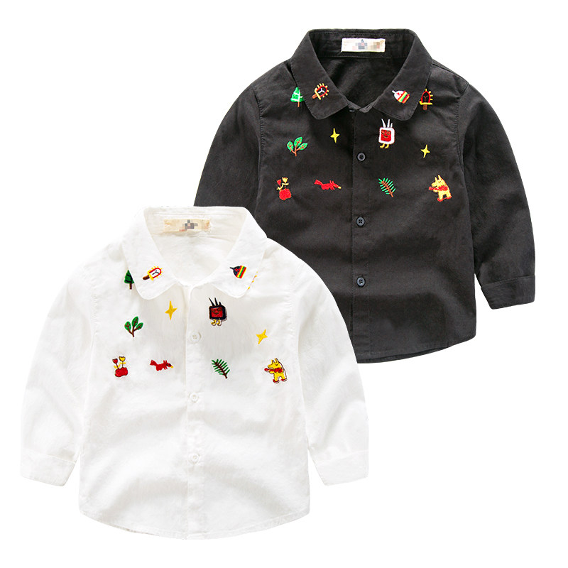 Chemise garcon à manche longue - Ref 2075681 Image 1