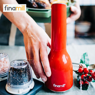 【充电款】美国finamill电动胡椒研磨器家用海盐调料神器研磨瓶