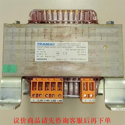 TRAMAG 西门子 SIEMENS 风机变压器 A5E00