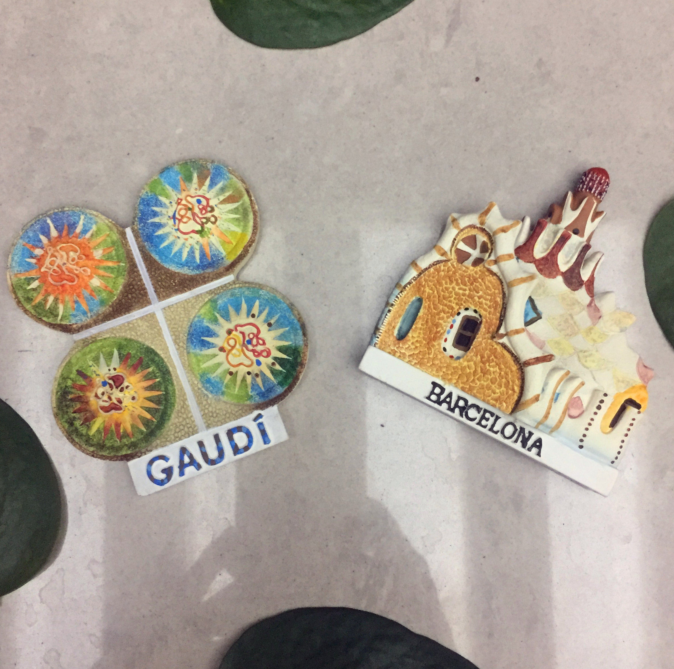 精艺3D冰箱贴纪念收藏出口西班牙奎尔公园太阳神盘糖果屋版权产品