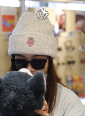 YCM²-字母系列-NO Q 毛线帽温暖轻肤显脸小保暖男女同款羊毛帽