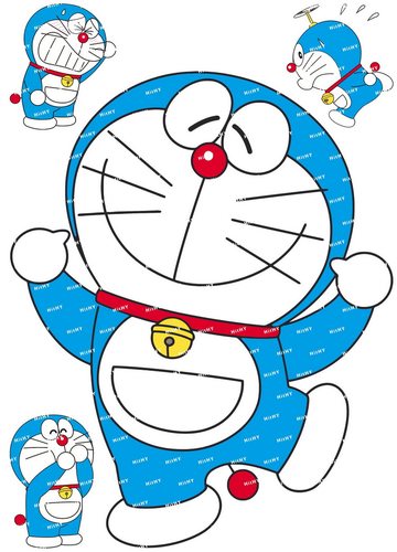 中号f0008-09哆啦a梦防水卡通
