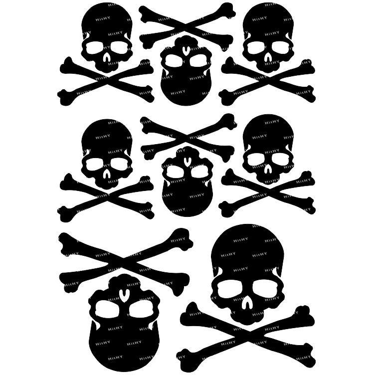 MMJ骷髅潮牌个性电脑电动车贴纸