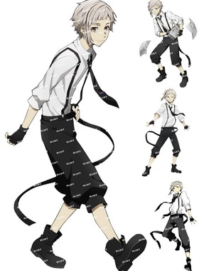 中号F0337-13文豪野犬中岛敦卡通动漫笔记本电脑旅行拉杆箱贴纸