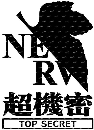 福音战士电脑吉他旅行拉杆箱贴纸