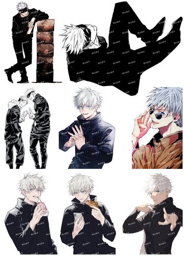 小号回战五条吉他旅行拉杆箱贴纸