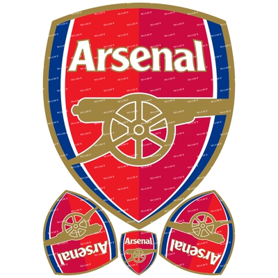 F0072-12无白边英超阿森纳阿仙奴足球欧洲冠军联赛旅行李箱贴纸
