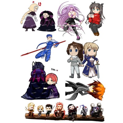 Q版Fate/Zerostaynight贴纸