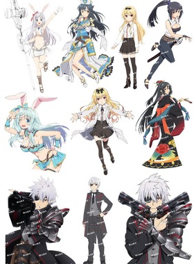 中号F0341-02平凡职业卡通动漫笔记本电脑吉他手机旅行拉杆箱贴纸