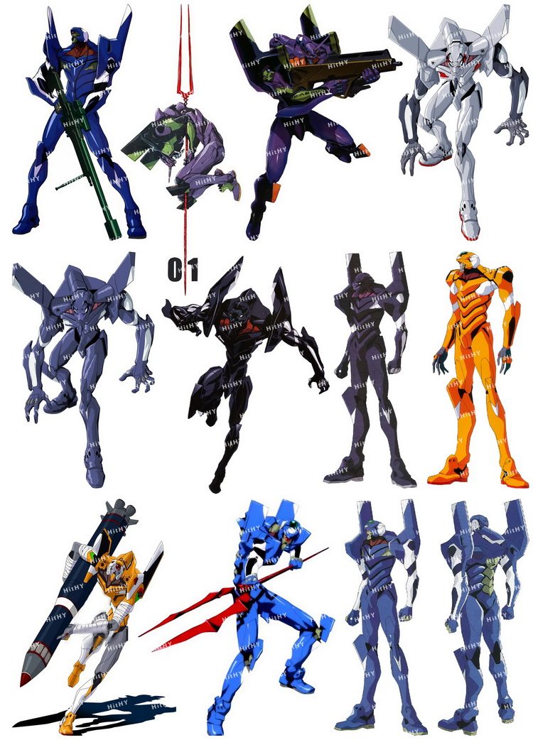 小号f0362-22新世纪福音战士eva动漫电脑吉他手机旅行拉杆箱贴纸