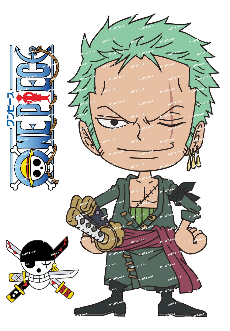 大号F0019-18海贼王卡通动漫笔记本旅行拉杆箱贴纸防水