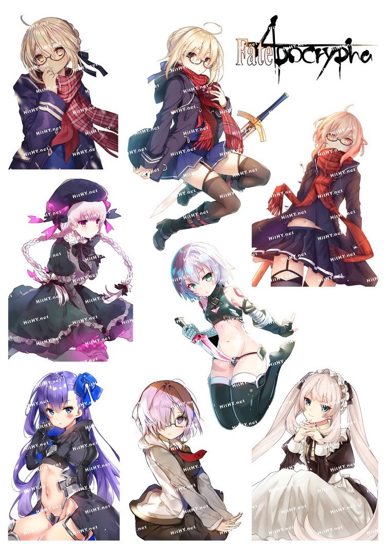 小号动漫电脑手机旅行拉杆箱贴纸