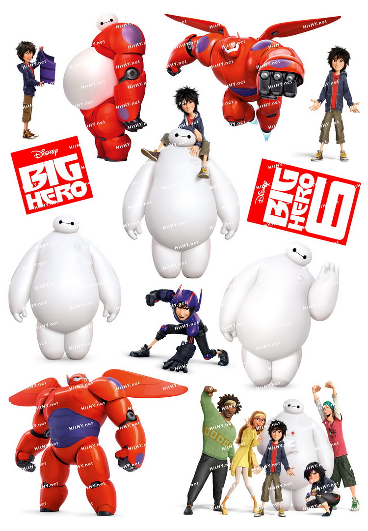 大白超能陆战队卡通动漫可爱贴纸