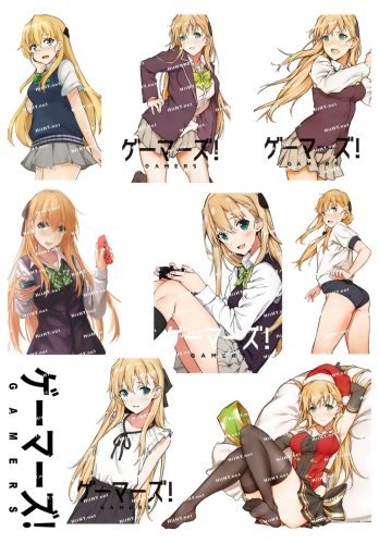 大号F0275-05GAMERS电玩咖!天道花怜动漫电脑手机旅行拉杆箱贴纸