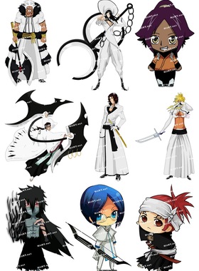 大号F0101-05死神-卡通动漫 笔记本电脑手机死飞汽车旅行箱贴纸