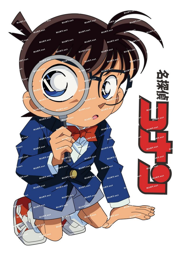 大号f0104-06名侦探柯南卡通动漫笔记本电脑手机汽车旅行箱贴纸