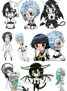 大号F0101-09死神-卡通动漫 笔记本电脑手机死飞汽车旅行箱贴纸