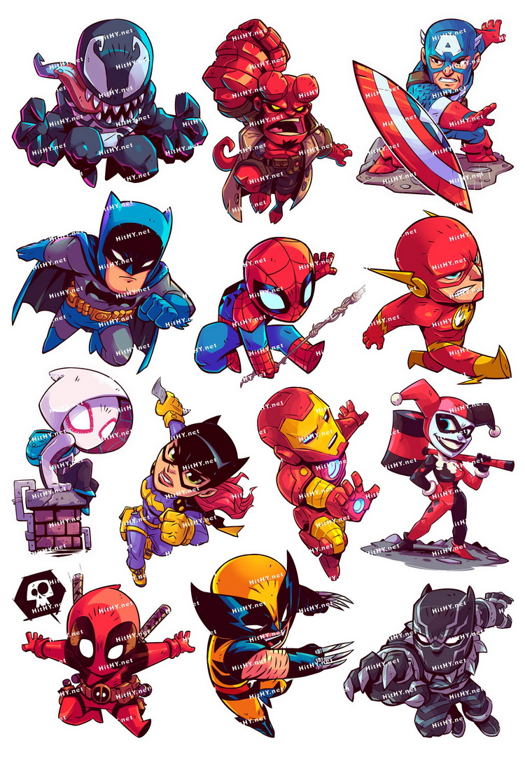 小号f0039-08漫威钢铁侠美国队长卡通动漫电影电脑手机旅行箱贴纸