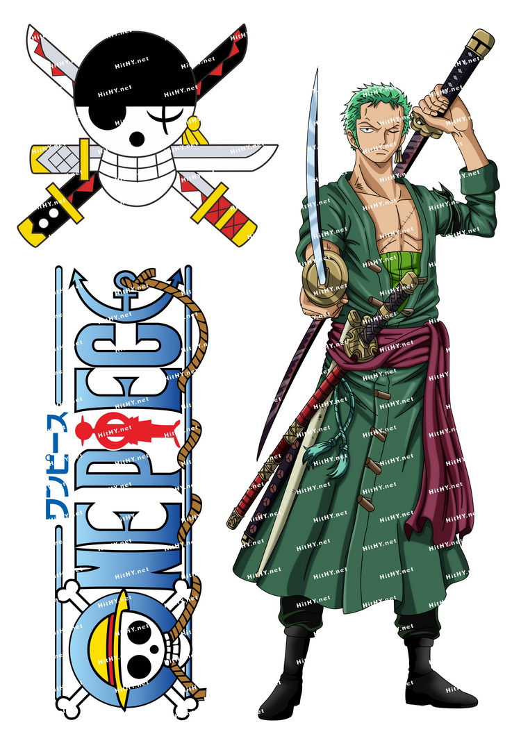 小号F0019-16海贼王卡通动漫笔记本旅行拉杆箱贴纸防水