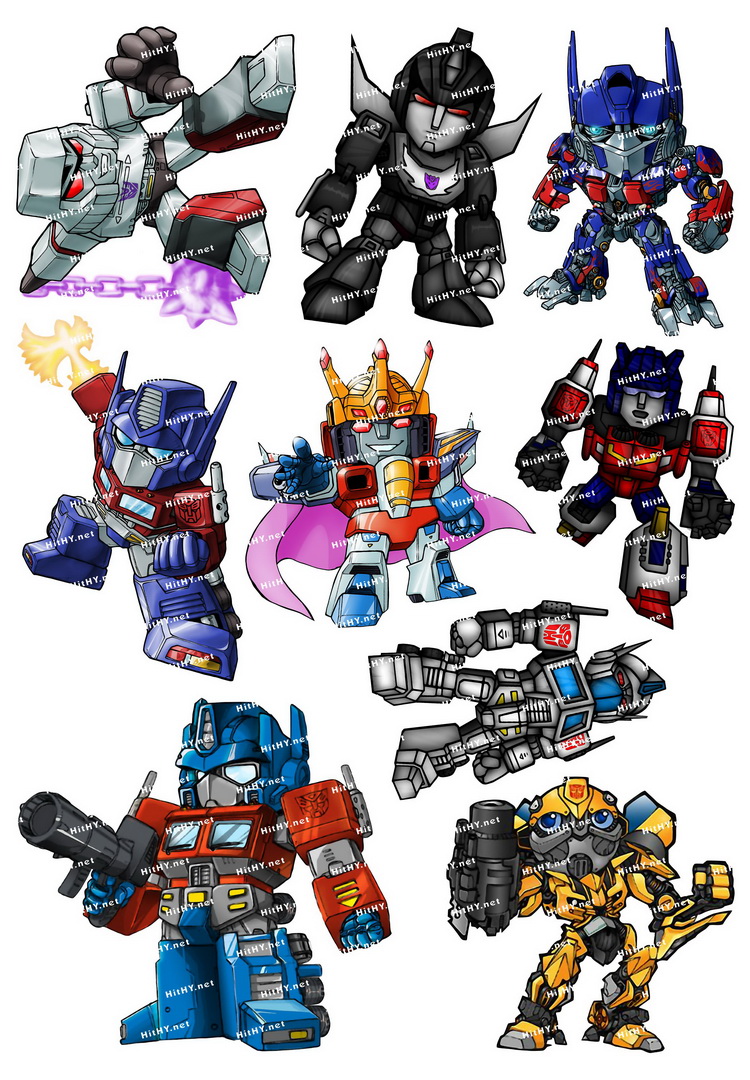 小号变形金刚卡通动漫汽车旅行箱