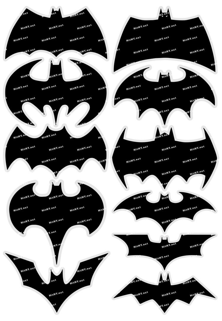 小号f0109-03蝙蝠侠batman卡通动漫电影笔记本手机旅行箱贴纸防水