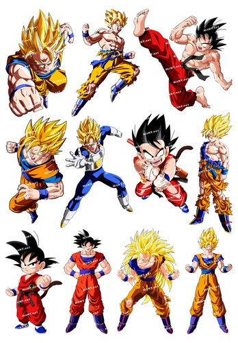 中号F0080-09龙珠DRAGON BALL卡通 动漫笔记本电脑旅行拉杆箱贴纸