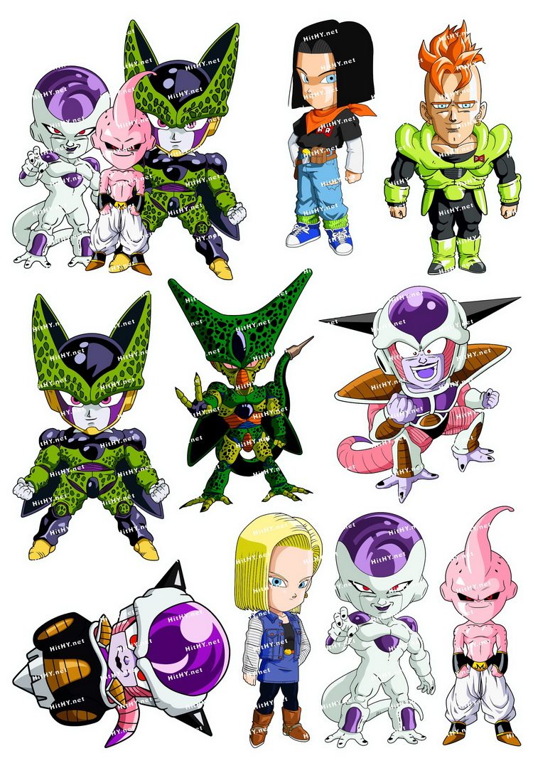 中号f0080-03龙珠dragon ball q版-卡通动漫笔记本电脑旅行箱贴纸