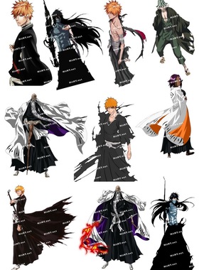 大号F0101-10死神卡通动漫笔记本电脑手机死飞汽车旅行箱贴纸防水