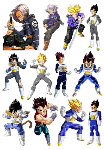 小号F0080-15龙珠DRAGON BALL-卡通动漫笔记本电脑旅行箱贴纸防水