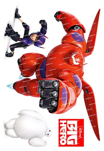 中号F0024-05大白超能陆战队Big Hero6卡通动漫迪士尼旅行箱贴纸
