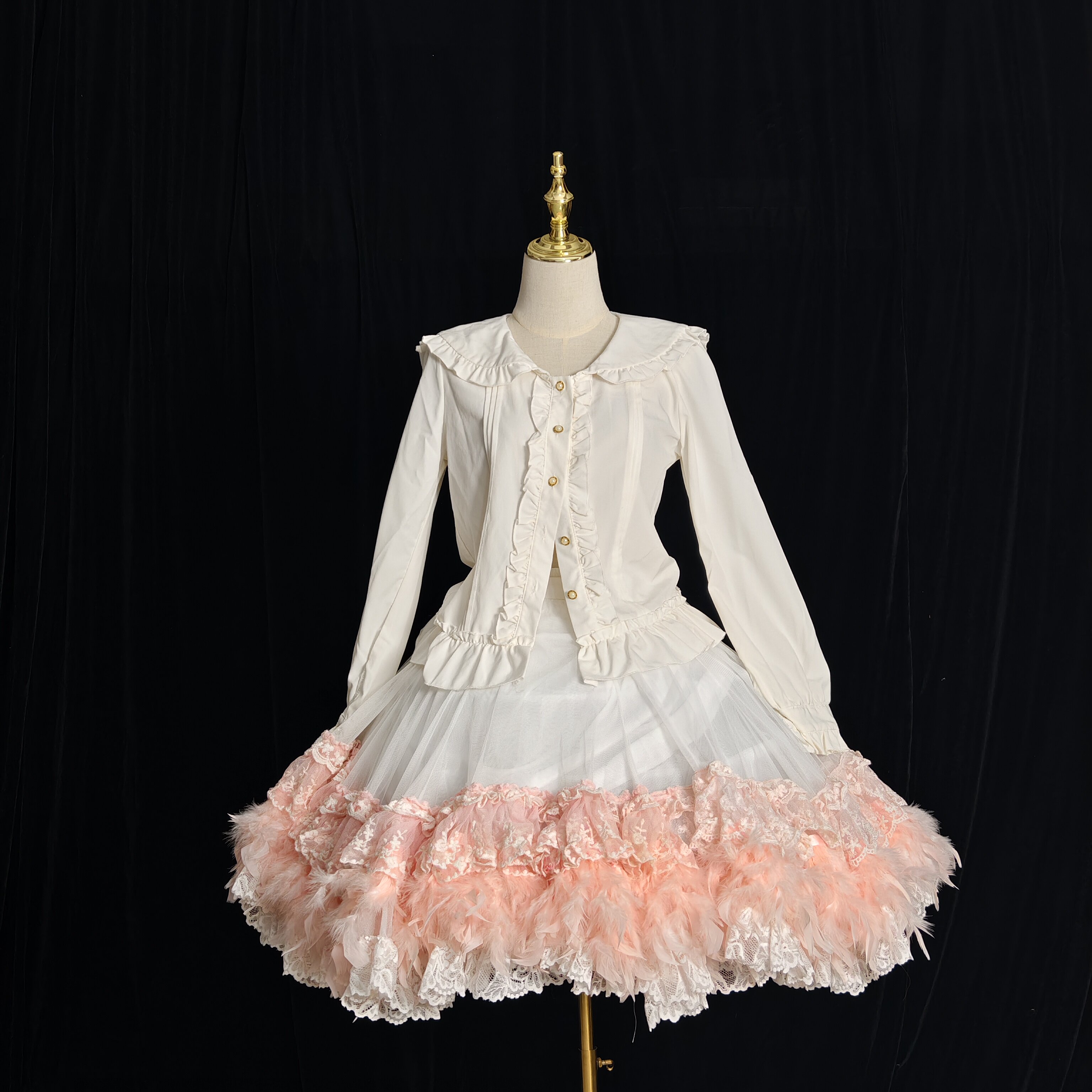 北熊cosplay服装出租 Lolita 洛丽塔小裙子 内搭 延长裙撑 配件