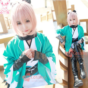 北熊cosplay服装出租 冲田总司cos服 三破服短和服 fgo女装