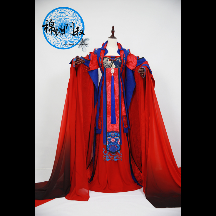 北极cosplay服装出租公主cos服短剧婚服结婚服装大红花嫁古装情侣