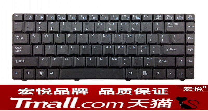 神舟 天运Q1600 Q2000 Q4000 Q3000 Q540S Q550S F233R 笔记本键盘