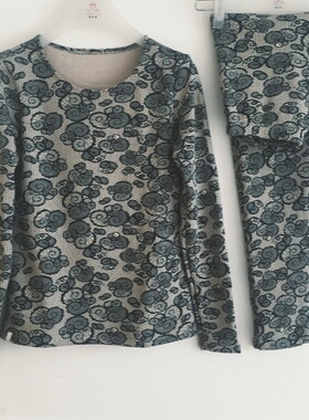 康妮雅睡衣冬季长袖长裤贴身打底女士保暖厚绒内衣套装220Y2263