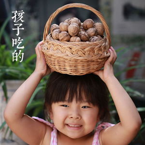 山之孕太行山野生核桃皮厚仁香自然晒干厚皮核桃孕妇吃的好核桃