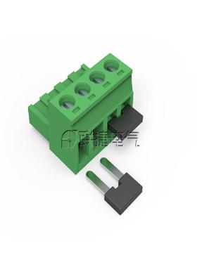 BCJ-5.0/5.08针距 2位边插式连接件 适用于LC1/LC10/H3802/LG129