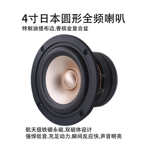 4寸日本监听箱全频喇叭