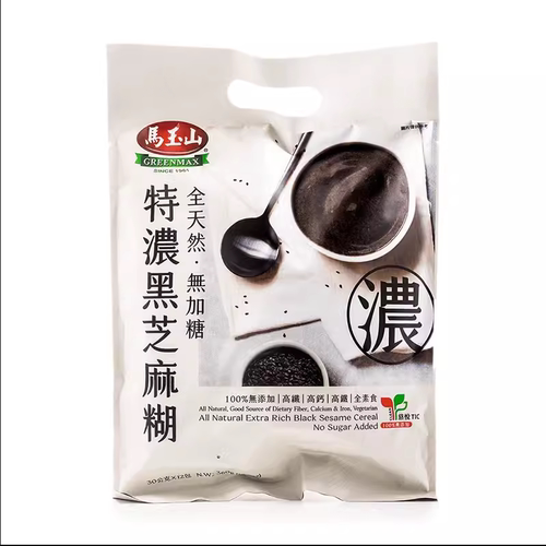 马玉山台湾黑芝麻糊长辈燕麦早餐